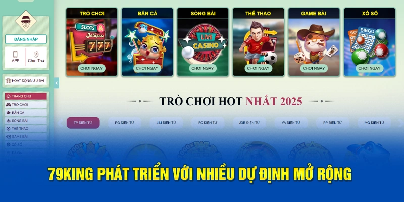 79KING Phát Triển Với Nhiều Dự Định Mở Rộng